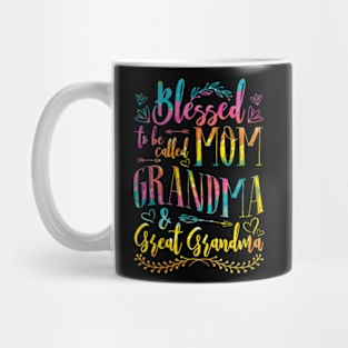 Blessed to be called Grandma and Great Grandma Mug